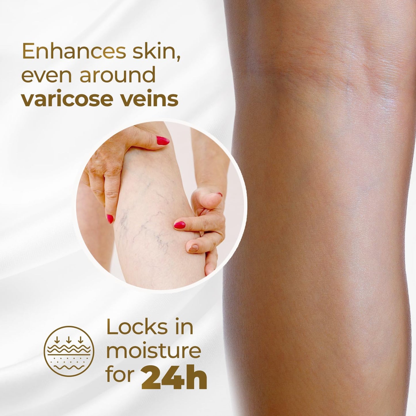 Arnica & Chamomile Body Lotion | Soothes Tired Legs; Hydrates & Refreshes Skin; Non-Greasy Daily Formula; Varicose Veins Cream; Improves Appearance of Varicose Veins, 13.5 Oz, 1-Pack