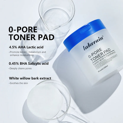 Zero Pore Toner Pads Control Oil Reduce Sebum Exfoliate Deep Clean Refines Pores Antioxidant Skincare Treatment Skincare Korean