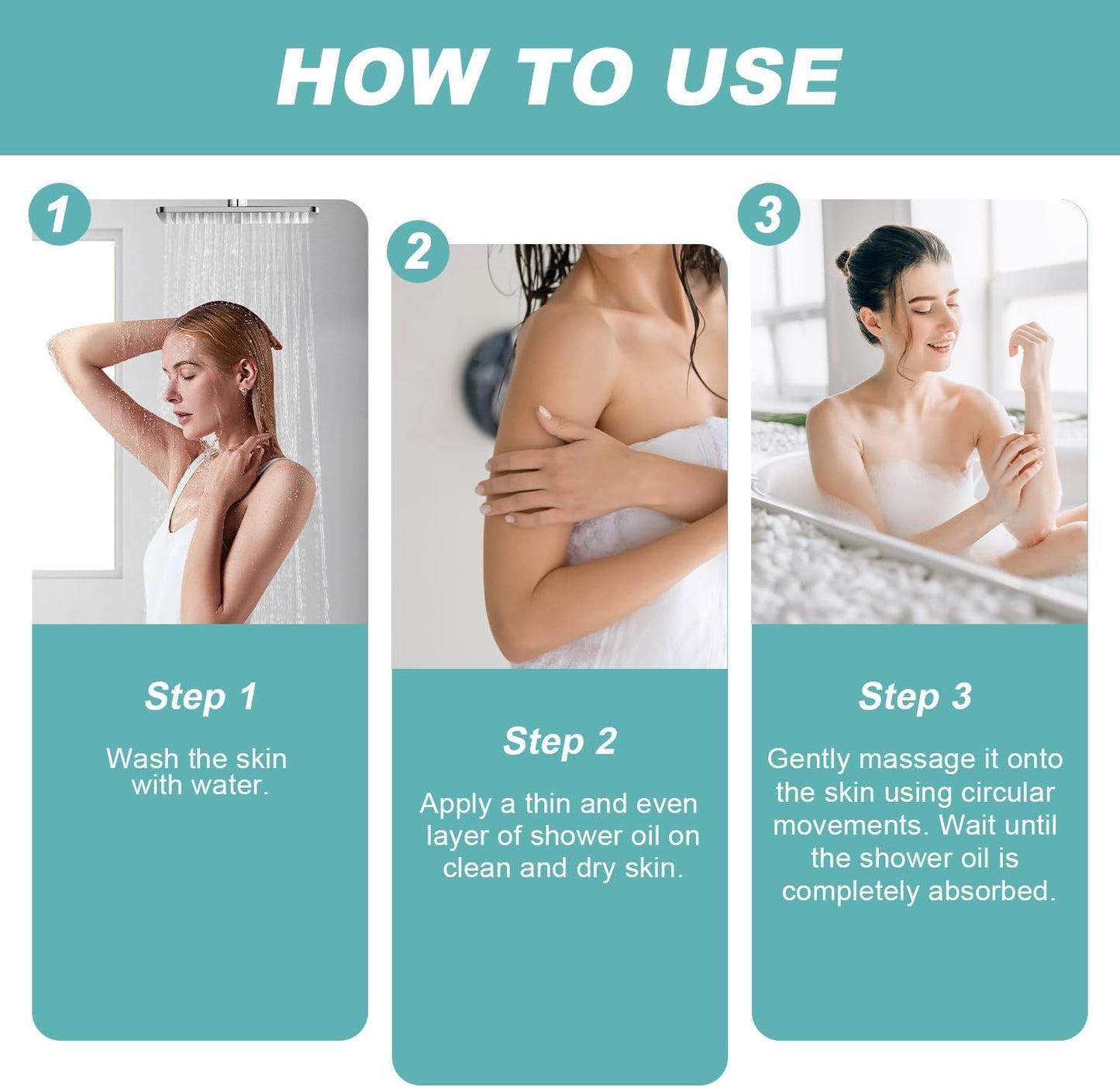 KAYZIU Skin Bath Oil so Soft & Sensual, Moisturizing, Smoothing, Softens Dry or Rough Skin, Lily, Rosemary, Aloe Vera Scent