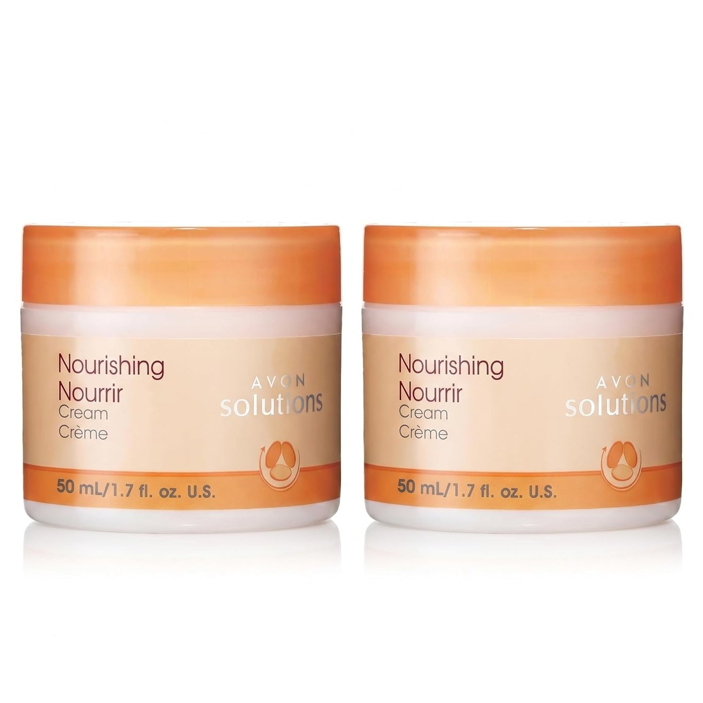 Solutions Nourishing Cream for Dry Skin — Hypoallergenic Moisturizing Face Cream with Deep Hydration — Daily Face Moisturizer to Combat Flakiness for Women and Men, Pack of 2 (1.7 Fl Oz Each)
